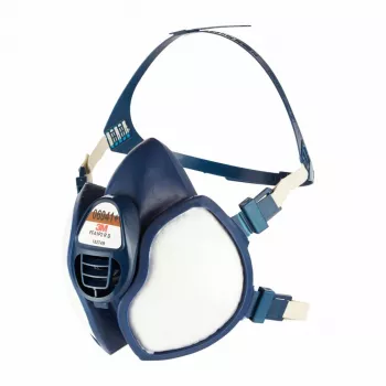 3M atkārtoti lietojama pusmaska FFA1P2R D filtrs 06941+ bezapkopes (7100113099)