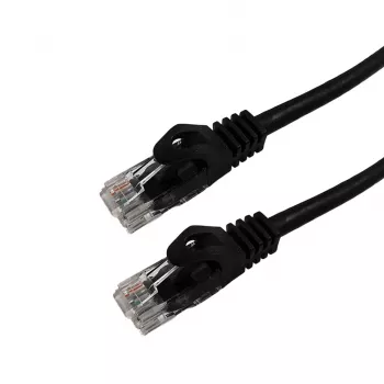 Grafenthal Patch Cable CAT6A S/FTP CU - Network Cable - Black