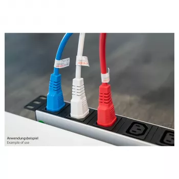 Kabelmeister SK1430-B020 IEC barošanas kabeļa pagarinātājs C14–C13, zils, 2 m, 0,75 mm²