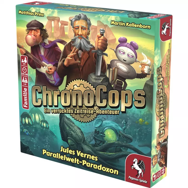 Pegasus Spiele ChronoCops – Žila Verna paralēlās pasaules paradokss