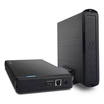 FANTEC DB-G35U3-6G ārējais HDD korpuss 3,5 inch SATA USB 3.0 6G USB-B alumīnijs melns (2582)