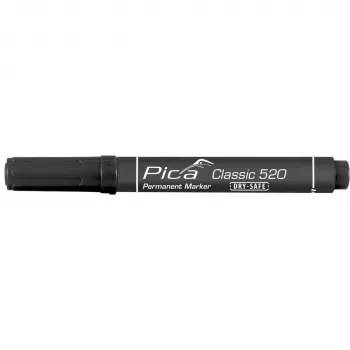 PICA-MARKER Pica Permanent Marker 1-4mm Round Tip Black