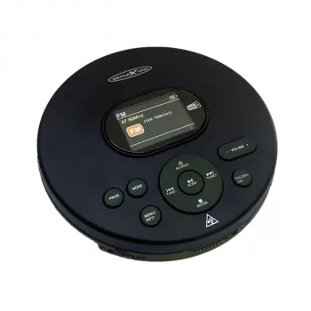 Reflexion PCD540DAB/BK portatīvais CD atskaņotājs ar DAB+ radio, MP3 atskaņošanu, melns