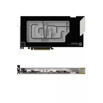 Thermal Grizzly DeltaMate 5080 Astral GPU Water Block, ARGB, with Backplate - Acrylic, Black