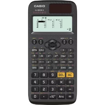 Casio FX-85DE X ClassWiz Zinātniskais Kalkulators Melns ar Cieto Maciņu