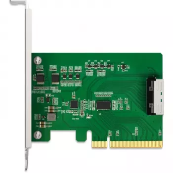 ICY DOCK EXLink MB409A5 MCIO 8i (SFF-TA-1016) uz PCIe 5.0 x8 adapteris ar redriver
