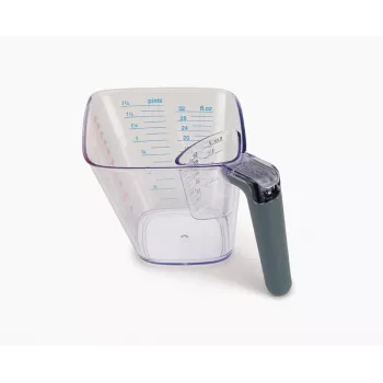 Joseph Joseph Align 2-Piece Easy-Read Grey Measuring Jug Set