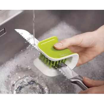 Joseph Joseph BladeBrush Green Knife & Cutlery Cleaning Brush