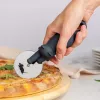 OTOTO Kitty Cut Pizza Cutter - Black & White Cat Design
