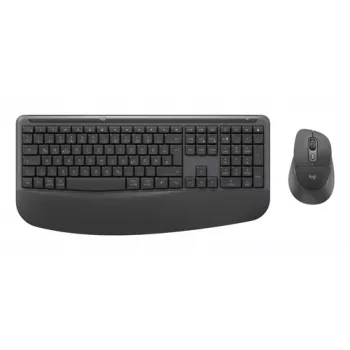 Logitech MK880 For Business bezvadu tastatūras un peles komplekts - Grafīts - Šveices franču izkārtojums