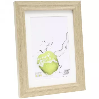 Deknudt S66KH1 P1 30x40 Wood Oak Picture Frame with Passepartout
