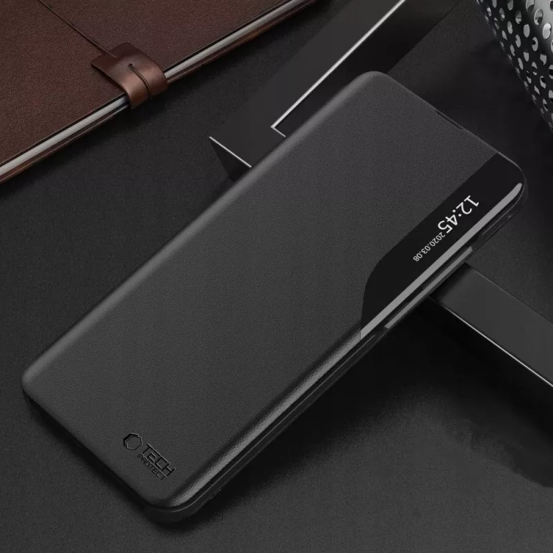 TECH-PROTECT Smart View Booklet Case for Xiaomi Redmi Note 14 Pro 5G / Poco X7 5G - Black