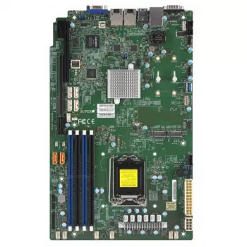 Supermicro X11SCW-F mātesplate LGA1151 Socket C246 Chipset Micro-ATX DDR4 128GB 2x Gigabit LAN IPMI Retail Pack