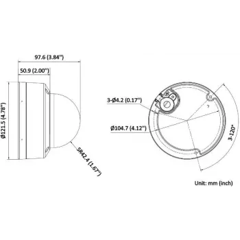 Hikvision DS-2CD1183G2-LIUF 2,8mm Dome 8MP IP Camera