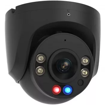 Foscam W5EP novērošanas kamera Melna 5MP (3072x1728), PoE, iebūvēts prožektors, sarkani-zilas brīdinājuma gaismas un sirēna