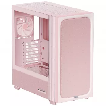 TRYX FLOVA F50 Midi-Tower, ATX, Tempered Glass - Pink