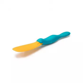 OTOTO Splatypus Slotted Spatula & Turner - Black with Orange Accents