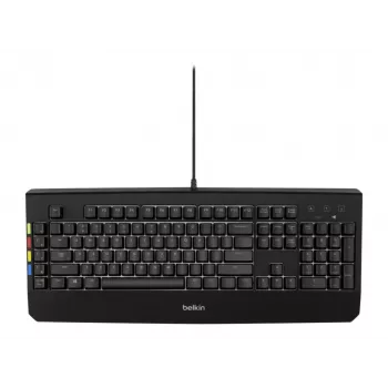 Belkin 2-4-8 Port Secure KVM USB Keyboard with Lighting DE QWERTZ