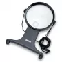 Carson HF-25 MagniFree LED palielināmā lampa 2x/5x 11cm melna