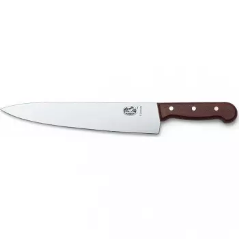 Victorinox Wood šefpavāra nazis 22 cm, nerūsējošā tērauda asmens, koka rokturis, brūnā krāsā (5.2000.22G)