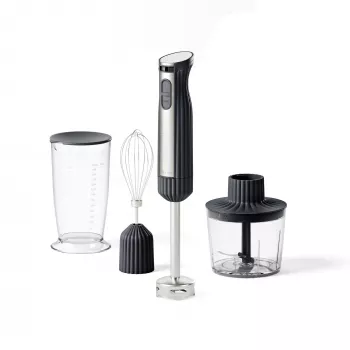 Guzzini Sous Chef Immersion Blender with Accessories, Grey (148400184)