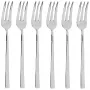 Sambonet Rock 6 pcs. Cake Fork Set - PVD Black 18/10 Stainless Steel