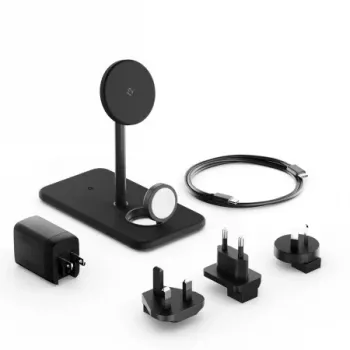 Twelve South HiRise 3 Deluxe Qi2 Wireless Charger (2024) - Black