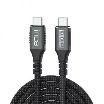 INCA USB-C to USB-C Cable USB 4.0 40Gbps PD 3.1 240W 8K UltraHD 0,80m (ITCT-40)