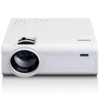 Lenco LPJ-280WH LCD Projektors - HD Ready 1280x720, 280 ANSI lūmeni, balts