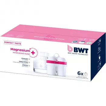 BWT 125681749 Magnija mineralizēta ūdens filtra kārtridžs, 6 iepakojums