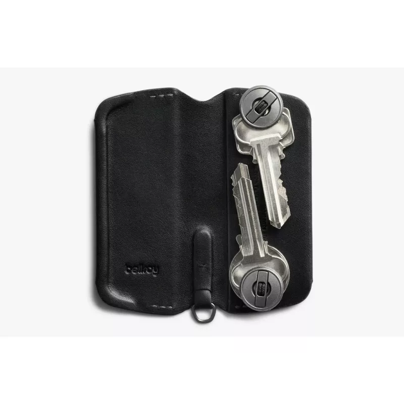 Bellroy Key Cover Plus 3rd Edition - Leather Key Case (Black)
