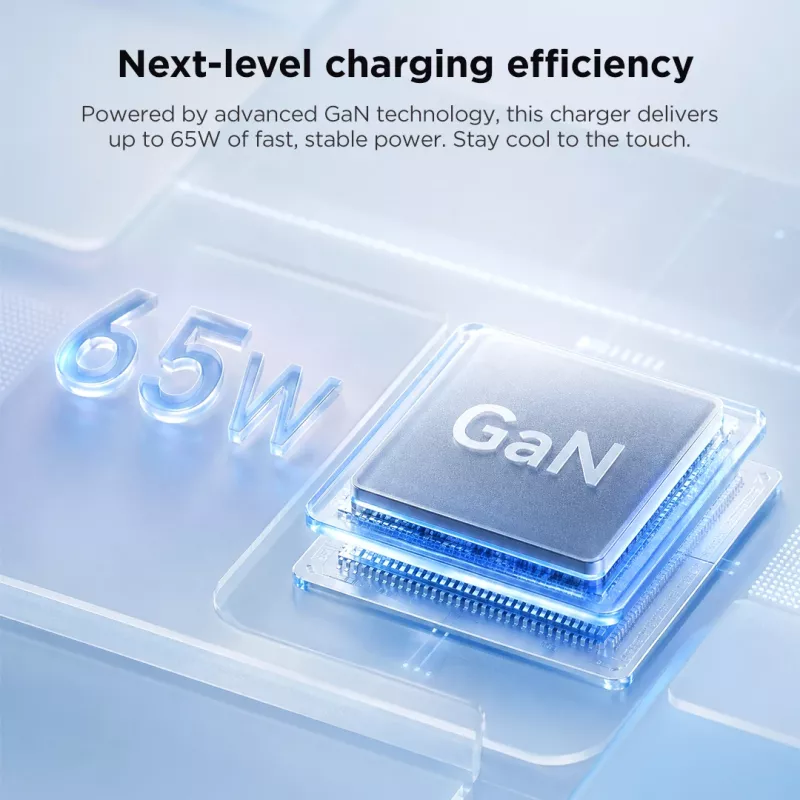 Lenovo 65W Mini USB-C GaN lādētājs