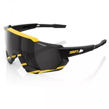 100% Speedtrap Performance Sport Saulesbrilles - Soft Tact Hazard Rāmis, HiPER Silver Mirror Lēca