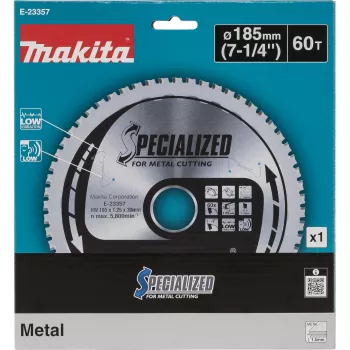 Makita E-23357 HM metāla zāģa asmens 185x30x60Z
