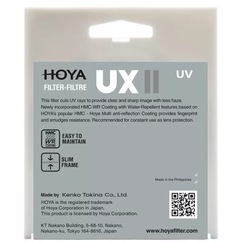 Hoya UX II UV 58mm Filtri