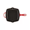 Le Creuset Cast Iron Square Grill Pan 26 cm Cherry Red