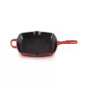 Le Creuset Cast Iron Square Grill Pan 26 cm Cherry Red