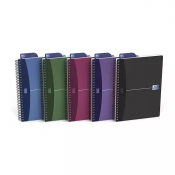 ELBA Oxford Office Notebook A5 Spiral Binding 90 Sheets Grey