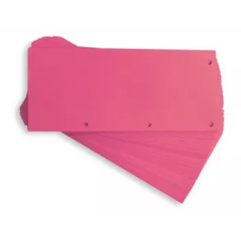 ELBA Oxford Duo šķirotājsloksnes 240x105 mm, rozā, 160 g/m²