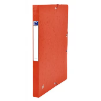 Oxford TOP FILE+ dokumentu kaste A4 2,5 cm sarkana