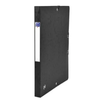 Oxford TOP FILE+ dokumentu kaste 2,5 cm melna