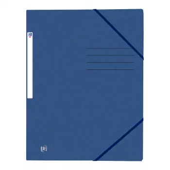 Oxford TOP FILE+ Elastīgā mape A4 3 atloki Tumši zila 400116325