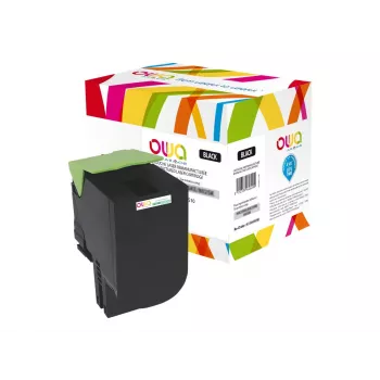 Armor OWA - Melns - Saderīgs - Atjaunots - Tonera kasetne (Alternatīva Lexmark 80C2SK0)