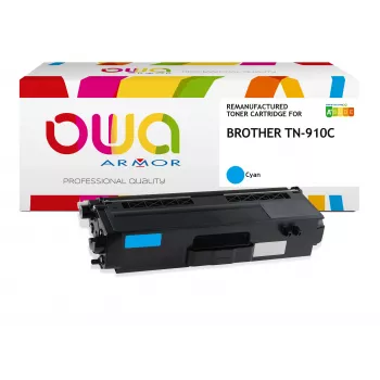 ARMOR OWA Toner Cartridge Compatible with Brother TN-910C Cyan (9,000 Pages)