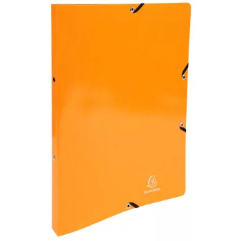 Exacompta Iderama gredzenu mape A4, 2 gredzeni 15 mm, ar gumiju, oranža (8701590)