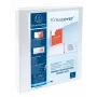 Exacompta Presentation Ring Binder with Pockets White 2 Rings A4