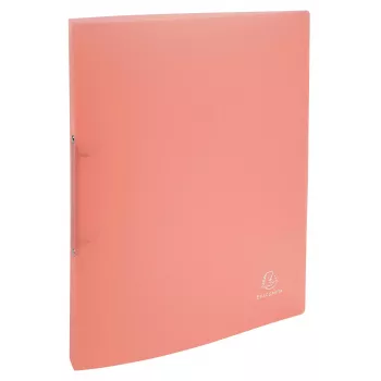 Exacompta Chromaline Pastell Ring Binder 2 Rings Coral Red 4,0 cm DIN A4