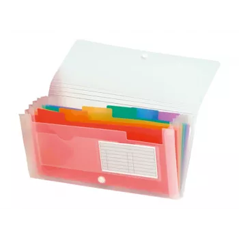 Exacompta Crystal Document Sorter - 7 nodalījumi - A4 - Caurspīdīgs