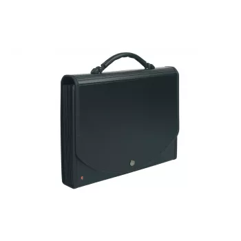 Exacompta 55934E Polipropilēna dokumentu mape A4 melna, 25 mm ietilpība, elastīgā lente
