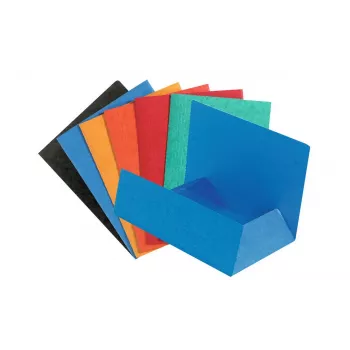 Exacompta 56400E A4 daudzkrāsaini dokumentu dalītāji - 200 loksnes, 250x320 mm, 100% pārstrādāts kartons, universāls perforējums, Blue Angel sertifikāts